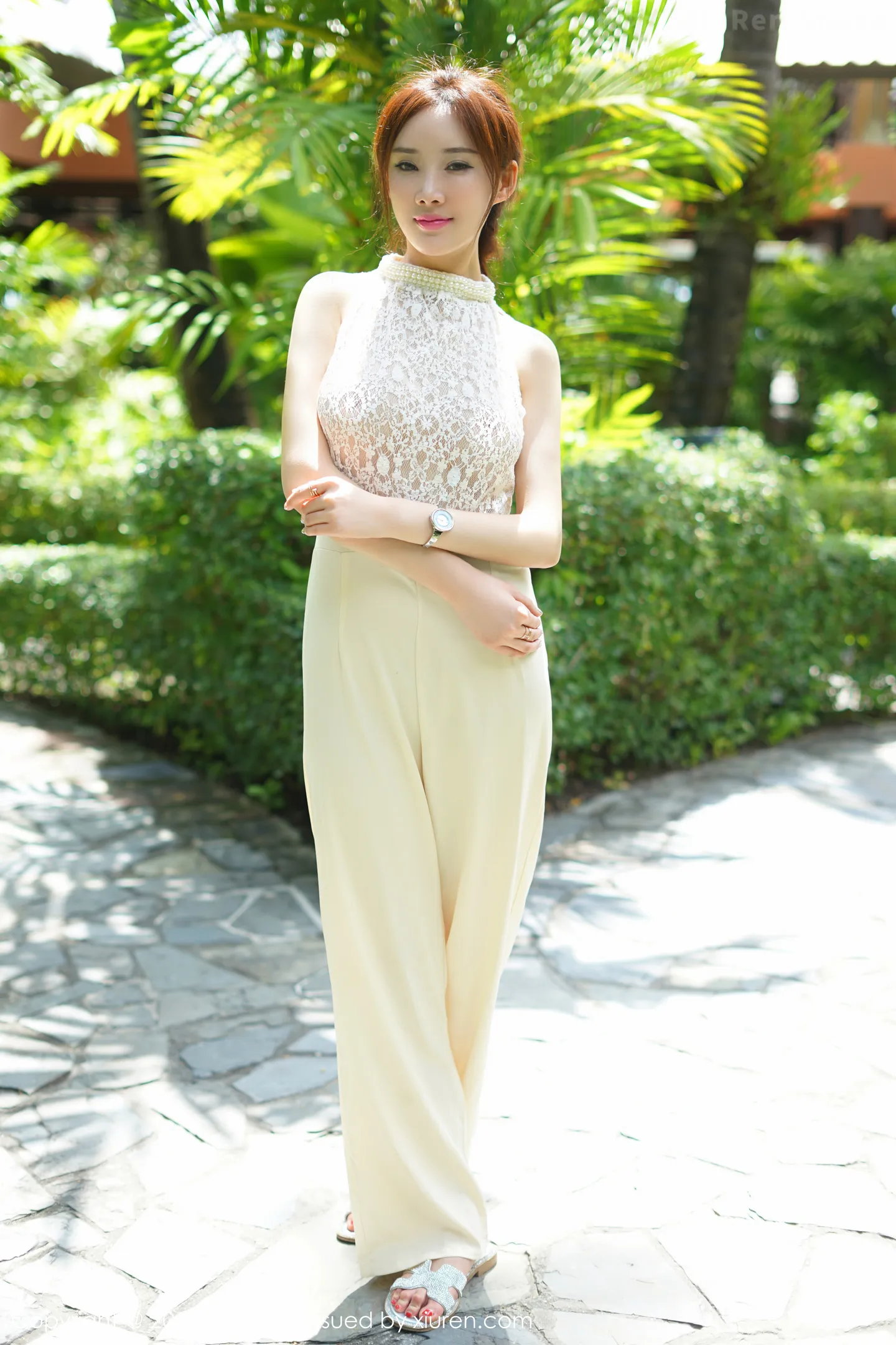 图片[5]-[YouMi尤蜜荟]Vol.061 嫩模土肥圆矮挫穷普吉岛旅拍白色蕾丝缕空上衣秀美乳写真42P-秀人网官方网站